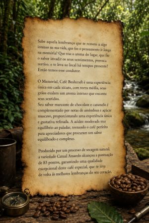 Café Bushcraft 250G Arábica Especial 83 pontos - Torra Média Moído